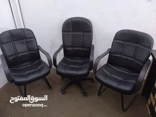  1 طقم كراسي ادارة مميزة ومكفولة للبيع بسعر المصنع شامل التوصيل عمان زرقاء