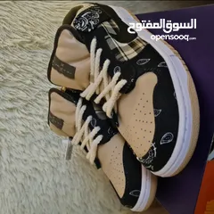  1 [نايكي جديد نمرة 43]  نايكي ترافيس سكوت نايكي اس بي دنك لو مميز ونادر