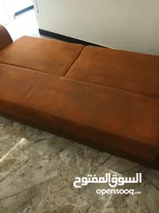  2 قنفه تصير سرير ومخزن