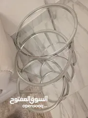  3 طقم طاولات سيرفس متداخلة جديد