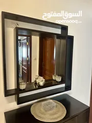  2 مراية وطاولة مدخل للبيع