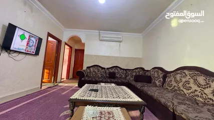  17 شقة مفروشة للايجار اسبوعي شهري بالحي الجنوبي قرب مسجد علياء التل