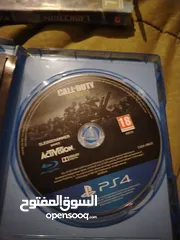  9 سيديات ps4 and ps5 للبيع سيدي red dead redemptiion 2 /blacl ops 6 world war war2
