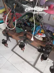  5 ثريات بأشكال مختلفة