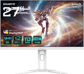  6 GIGABYTE M27QA ICE 27-inch QHD 2K Super Speed IPS 180Hz Gaming Monitor - VESA Display HDR400 شاشة