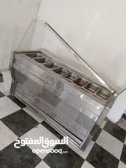  2 عده مطعم  ثلاجه عرض
