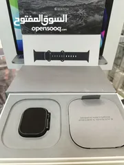  1 Apple Watch Ultra 2 Black Edition بطاريه 100% مشحونه مرتين