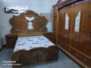 1 غرفة نوم خشب صاج عراقي