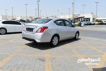  5 Nissan sunny 2021 silver GCC