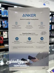  5 باوربانك انكر الاصلي بسعة 20000الف نل امبير Power bank anker 20000