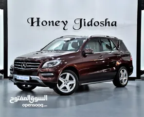  1 Mercedes Benz ML350 ( 2014 Model ) in Burgundy Color GCC Specs