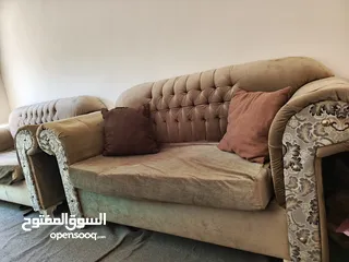  3 كنب مستعمل للبيع  صويلح