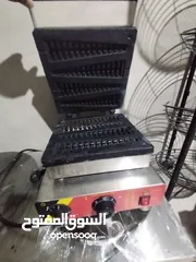  6 مكينة كريب ومكينات وافل وماكينة أيس كريم