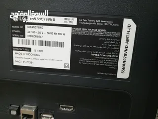  6 تلفاز LG بسعر 4000 شيكل ويمكن التفاوض بالسعر شاشته محروقة