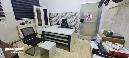  7 مكتب خشب لامينت 140*70 مع جانبية 80*40+طاولة وسط مع خزانة ملفات بسعر المصنع وأعلى كوالتي بالسوق