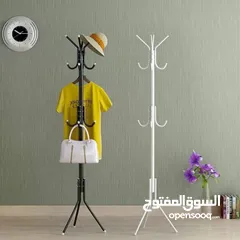  1 شماعة الملابس الكلاسيكية معدن ثقيل مطلي ضد الصدأ والتآكل تصميم راقي يوفر ترتيب وأناقة