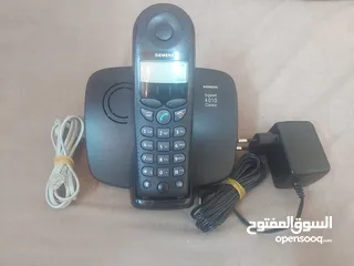  3 هاتف أرضي لاسلكي Siemens Gigaset 4010 Classic– شغال 100% ومجرب يعمل على الفايبر