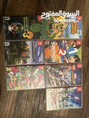  1 Nintendo switch games -Zelda, superheroes 2, Splatoon 2, Minecraft, Luigi mansion 3, animal crossing
