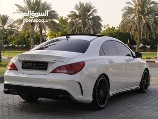  6 مرسيدس CLA 45 خليجى 2015 فل مواصفات بحاله ممتازه