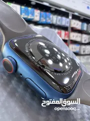  5 Used Apple Watch Series 7 (41mm)  ساعة ايفون مستعملة الجيل السابع قياس 41 مم  مش مفتوحة او مصلحة ///