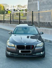  15 ‏‎سيارة BMW520i F10 لون نحاسي ميتالك فل الفل 2013 وارد الشركه تب نظافه