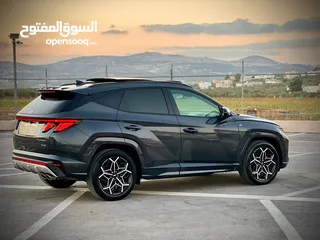  8 هونداي توسان N-Line /2022 فل الفل فتحة سقف بانوراما  2x4 ///240Hp   ( Haybrid) 1600cc