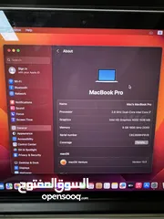  3 لابتوب ابل 2012	•	المعالج: Intel Core i7 بسرعة 2.9GHz – أداء قوي وسريع