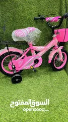  1 عرض خاص على الدراجة الهوائية للاطفال مقاس 12 انش ماركة bmx متوفر بعدة الوان مختلفة بناتي ولادي