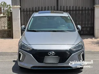  14 هيونداي ايونك موديل 2018 فحص ثلاث جيد 1 ضربه على الراس فل كامل