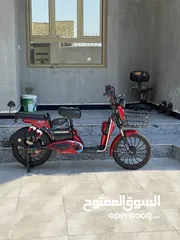  5 دراجة HVS كهربائية   ‏1000W     V 60       السعر 410 وبيها مجال للشراي