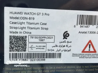  4 Huawei GT3 Pro Titanium (46mm) ساعة هواوي الذكية جي  برو تيتانيوم اعلى اصدار  جديدة مسكرة بالركرتونة