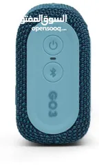  4 JBL GO 3 Portable Waterproof Bluetooth Speaker - Blue-Small