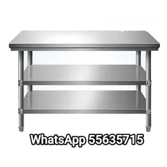  6 Stainless Steel working table Mobile Table standard grade material