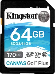  4 كرت ذاكرة لكميرات التصوير SD CARD64GB 170MB/S KINGSTON