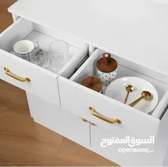  7 خزانة مطبخ منزلية 4 دفات – ترتيب وأناقة بكل زاوية الأبيض الي يليق على كل المطابخ