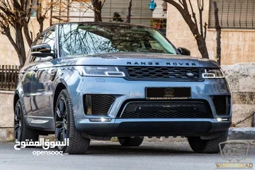  3 Range Rover Sport 2020 Hse Plug in hybrid  Black edition   السيارة وارد المانيا و قطعت مسافة 58,000