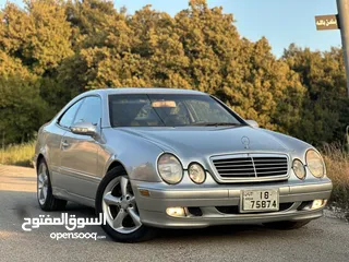  11 Mercedes CLK200 Kompressor  مرسيدس قرش ونص كوبيه للبيع او البدل