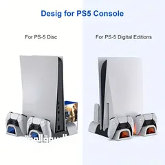  1 قاعدة تبريد و شحن أجهزة تحكم PS5
