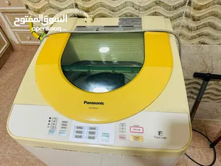  2 Panasonic big fully automatic washing machine ; used ; Model NA-F60G2E