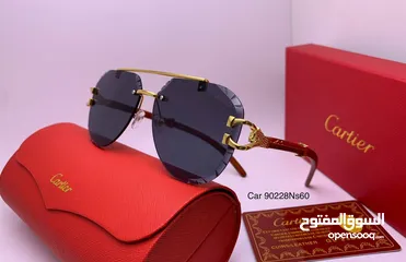  9 نظارات كارتير cartier glasses رجالية ونسائية مع البوكس