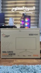  2 Gaming monitor 32inch curved 2k 180hz