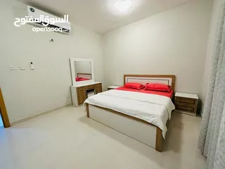  10 من أجمل الشقق شقة مفروشة غرفتين وصالة في كورنيش عجمان أول صف للإيجار الشهري