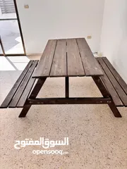  1 طاولة حدائق منزلية