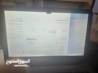  4 لابتب تش بي مواصفات بصور في ربع كبسات مش موجوده بس شغالي بطاريه شغالي كويسه جهاز كما هوا بصور