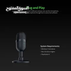  3 ميكرفون من شركة RAZER لون أسود