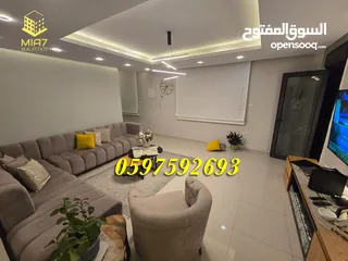  18 شقة طابقية جاهزة مفتاح للبيع البيرة قرب الهاشمية  مساحة كلية 200 م " 181 م صافي"