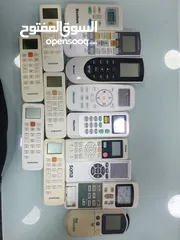  9 ريموتات اصلية مستعمله للبيع