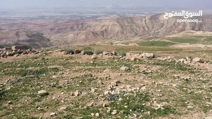  1 4500م السلط الوطية سهلة مثل الكف اطلالة غربية كاملة ع جبال فلسطين