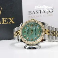  1 مجموعة  جديدة من الساعات النسائية  الفاخرة بأفضل الأسعار الرولكس الديت جاست متوفرة الان