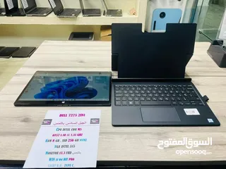  1 DELL 7275 CPU CORE M5 6 TH RAM 8 GIGA DDR4 SSD 256 GIGA MON 14.0 FHD جهاز لمس ويدعم الفك وبمضان شهر